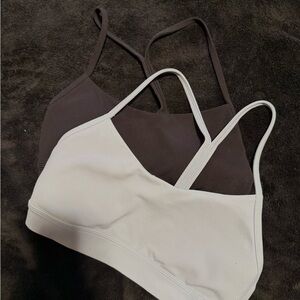 2 lululemon Flow Y Bra Nulu Light Support Sport Bra